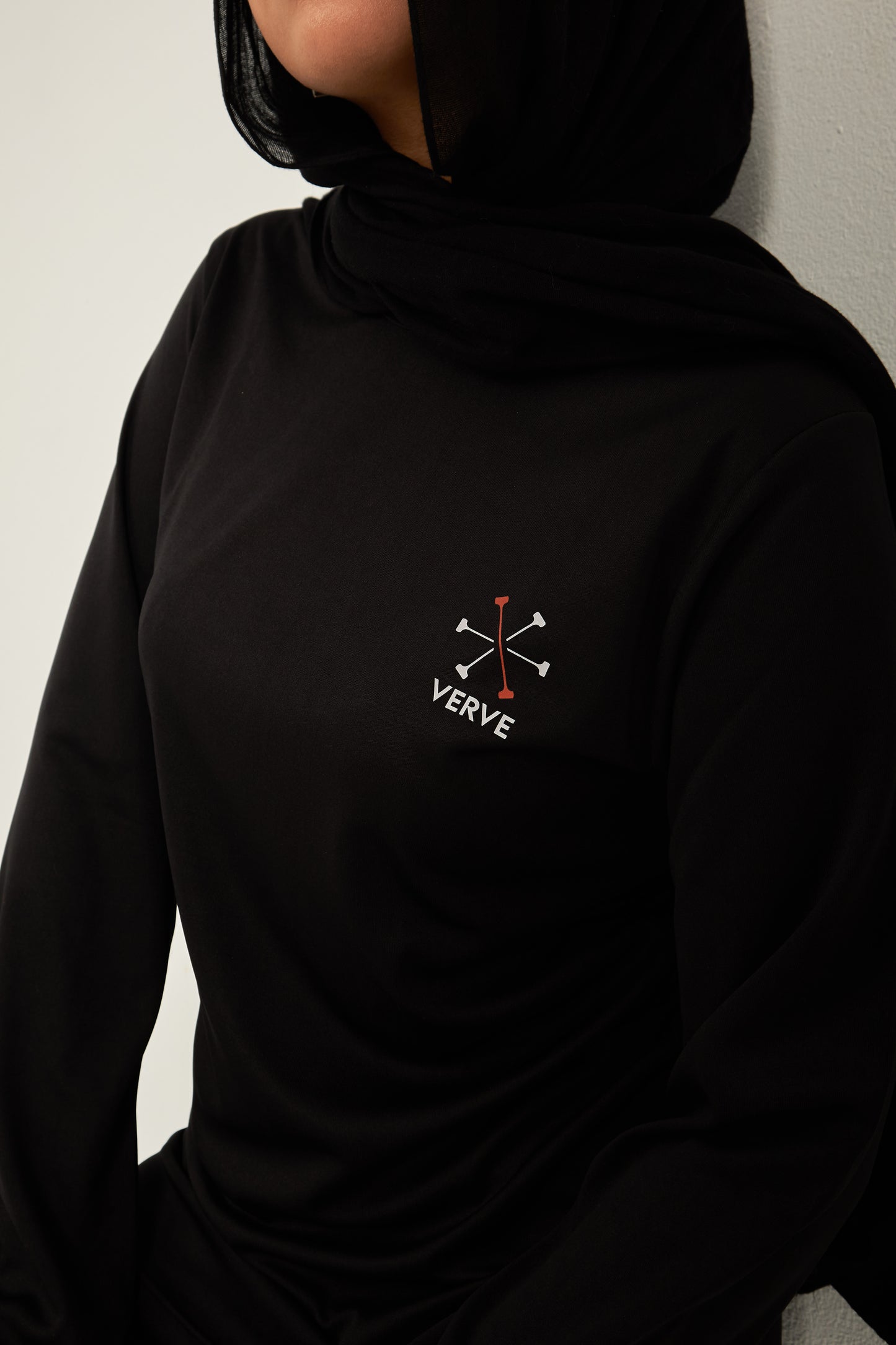 WILLOW LONG SLEEVE BLACK T-SHIRT